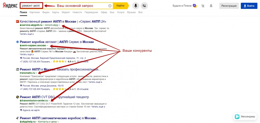 Для выявления конкурентов проанализируйте поисковую выдачу Для выявления конкурентов проанализируйте поисковую выдачу